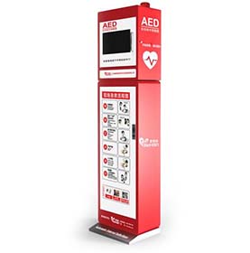 AED立式智能外箱（带屏版）